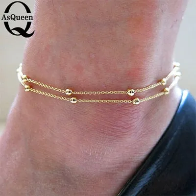 Fine Sexy Anklet Ankle Bracelet Cheville Barefoot Sandals Foot Jewelry Leg Chain On Foot Pulsera Tobillo For Women Halhal