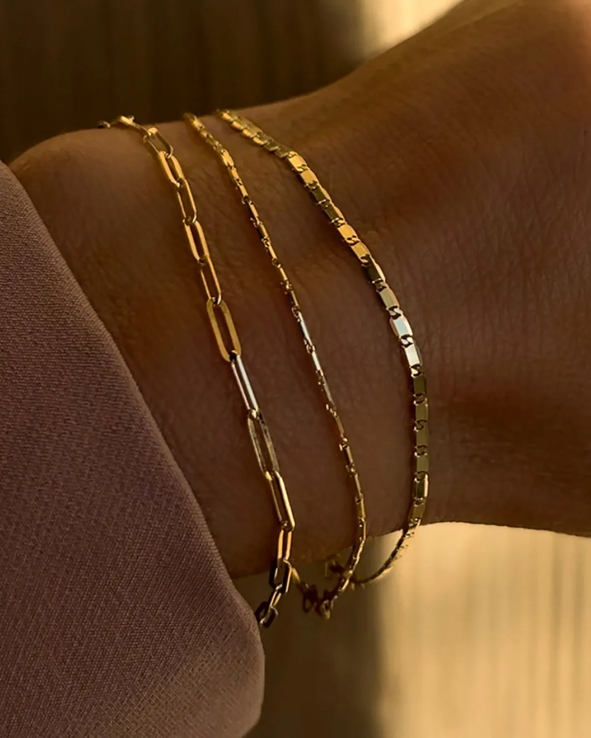 Flat Drawn Bold Bracelet
