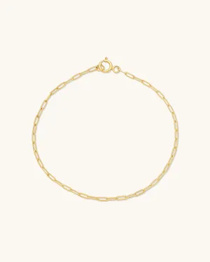 Flat Drawn Cable Bracelet