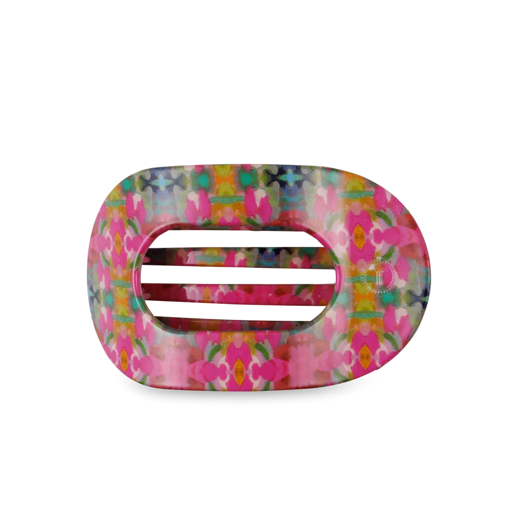 Flat Round Large Hair Clip Teleties