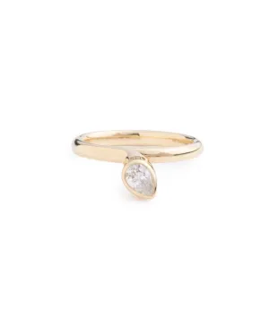 Forever & Always a Pair - Love : .35ct Diamond Bookend Ring