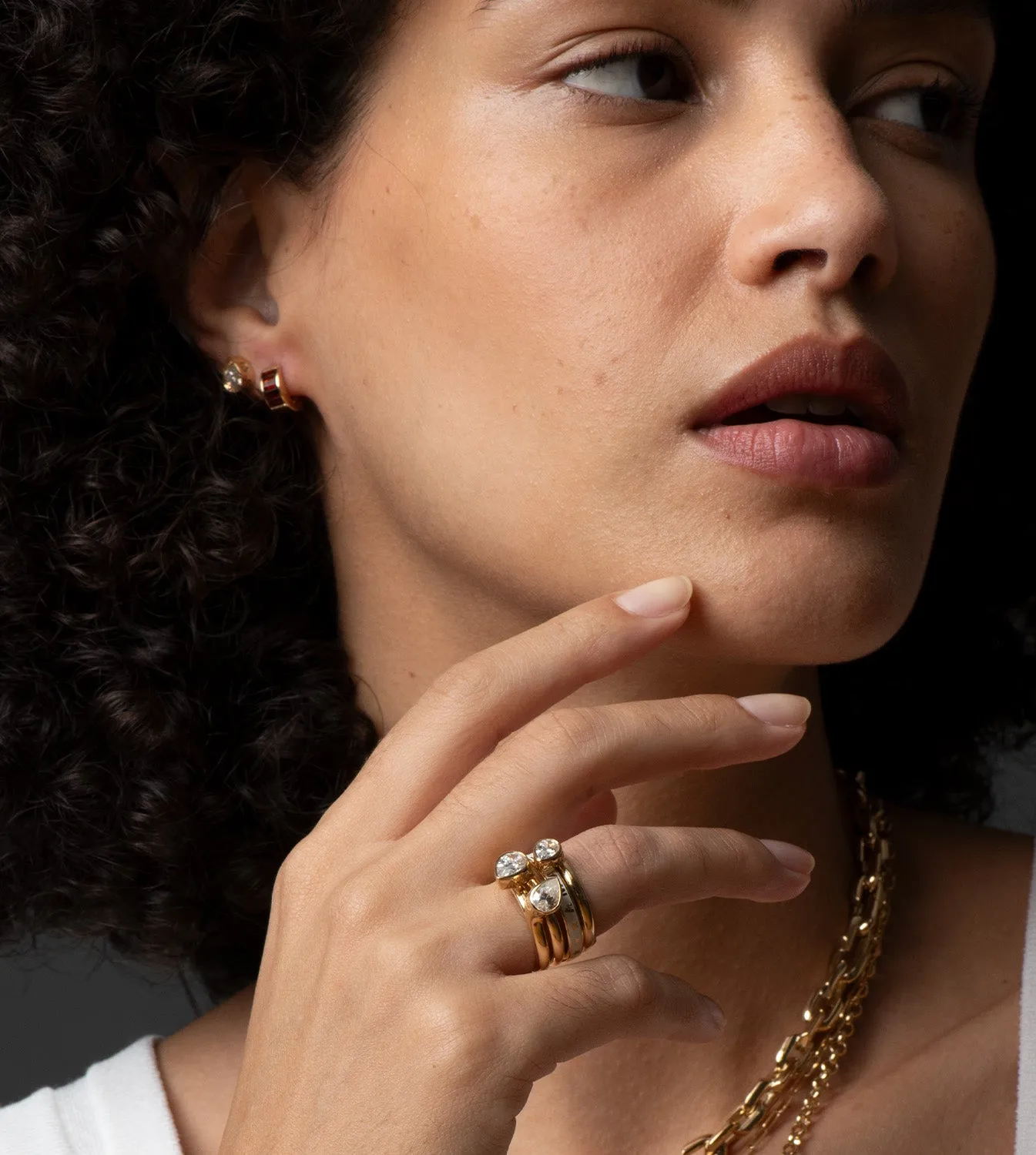 Forever & Always a Pair - Love : .35ct Diamond Bookend Ring