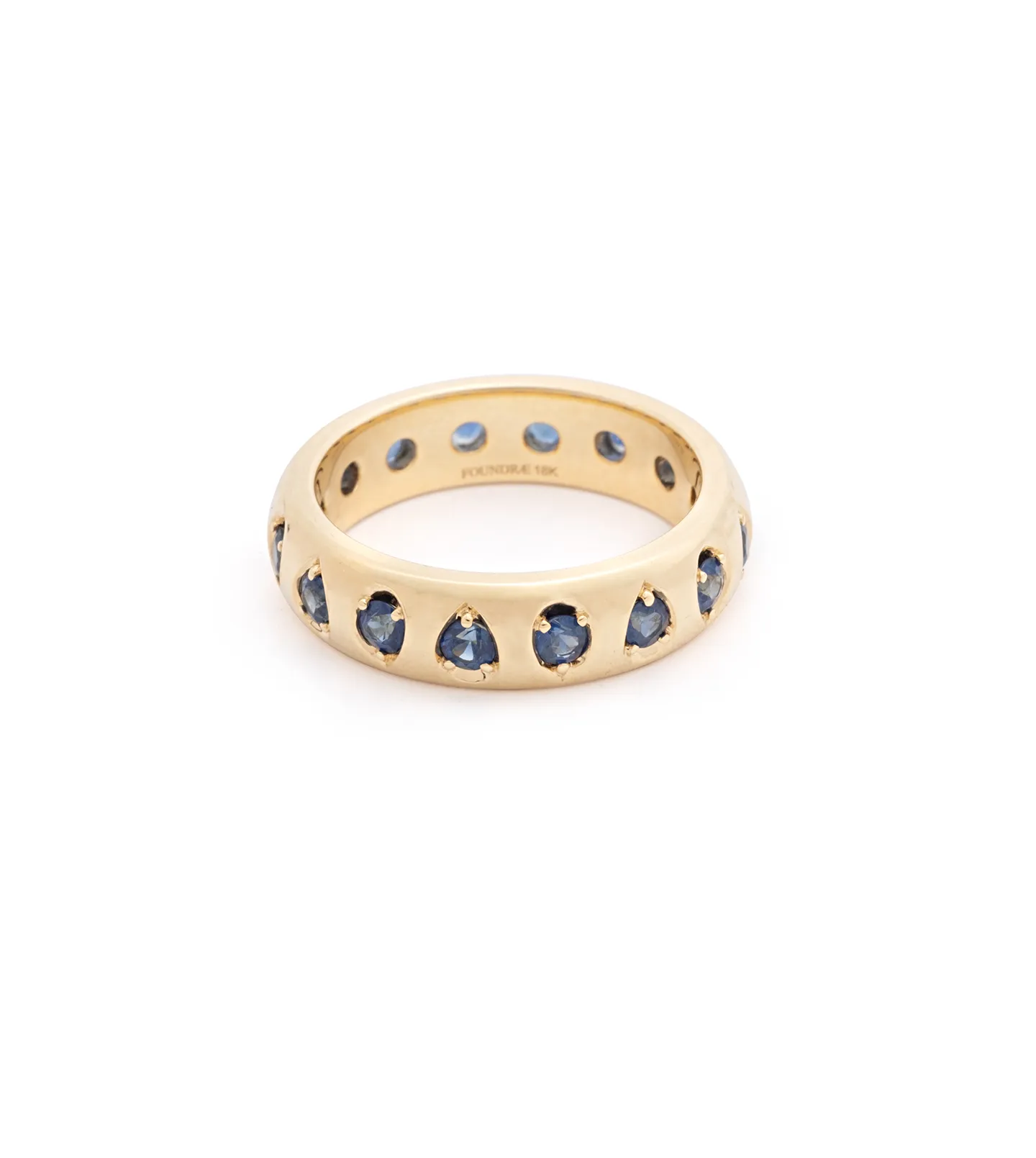 Forever & Always a Pair- Love : Sapphire Gemstones Band