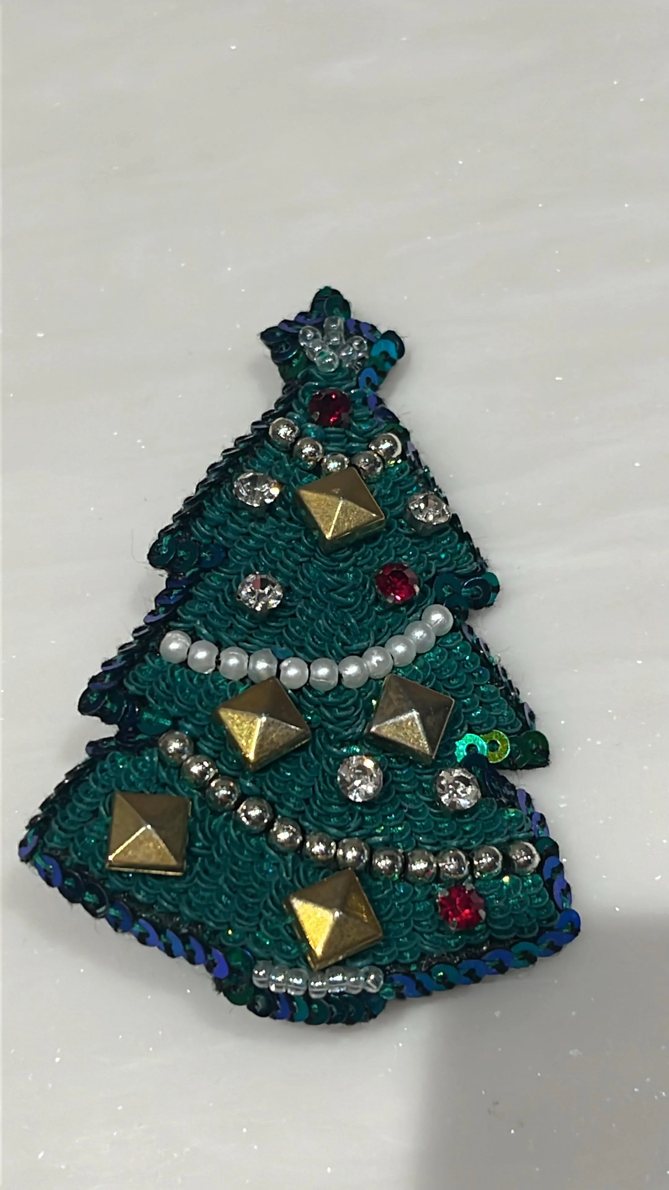 Glistening Pine Charm Brooch