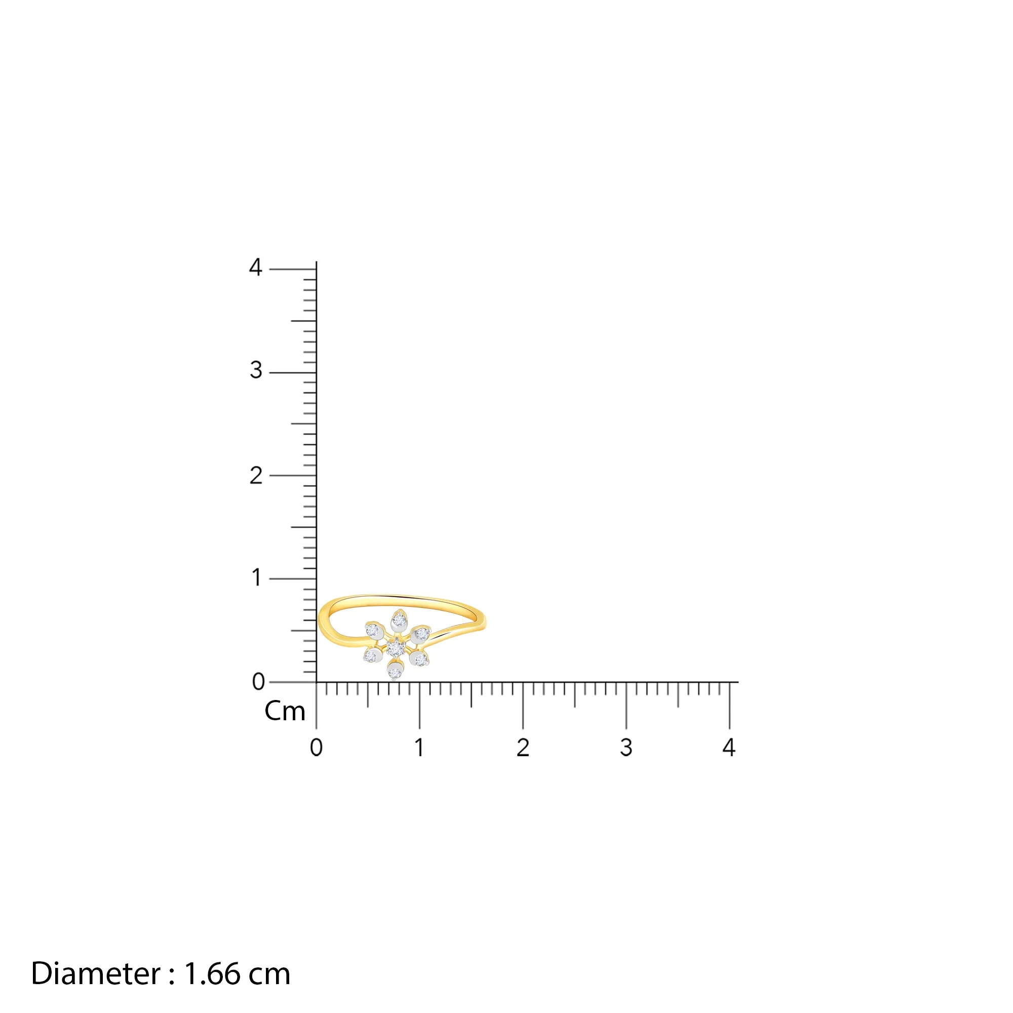 Gold Blossoming Beauty Diamond Ring