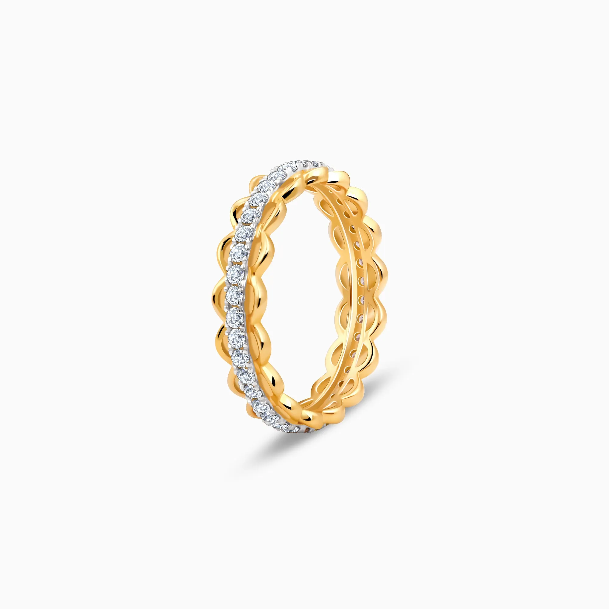 Gold Endless Aura Diamond Ring