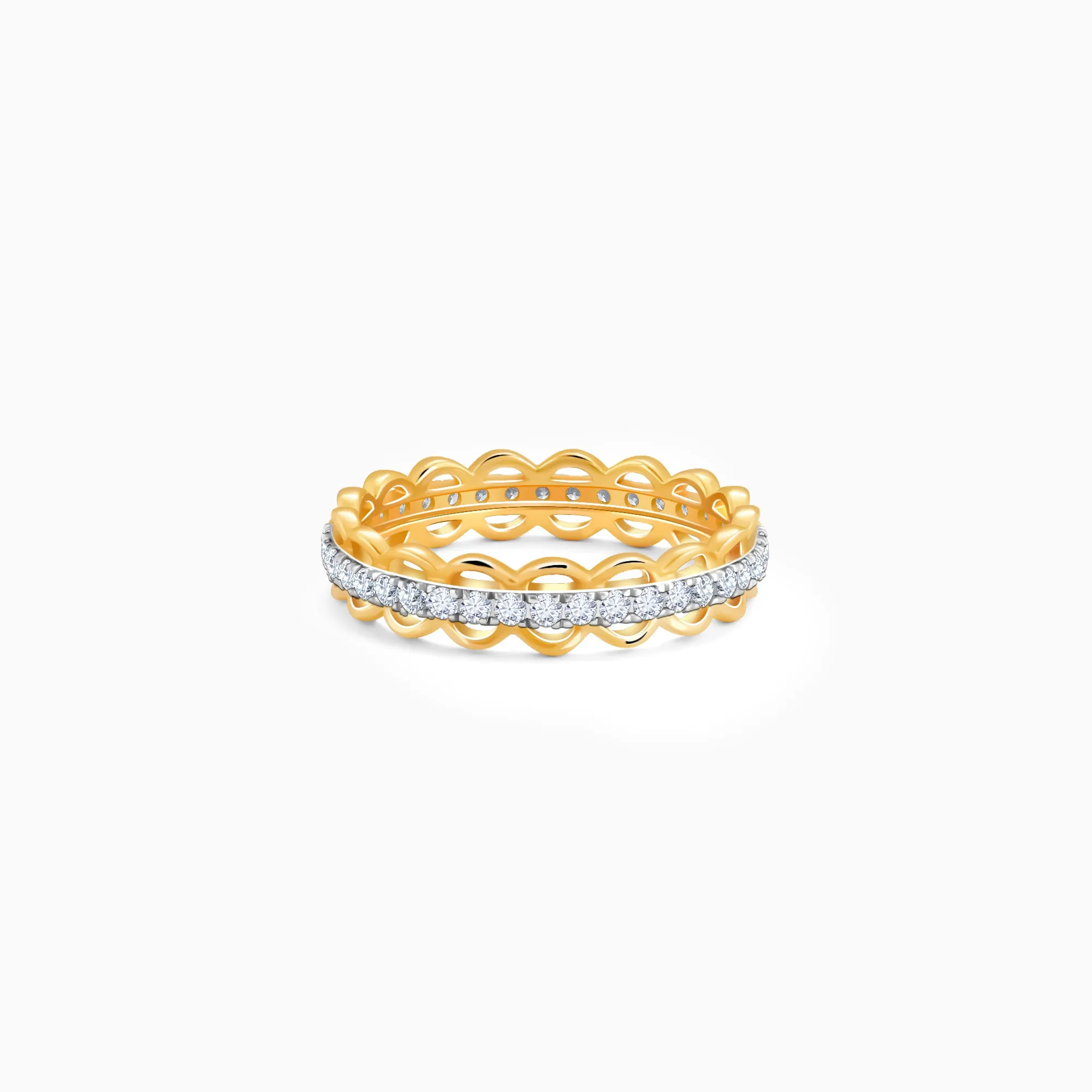 Gold Endless Aura Diamond Ring