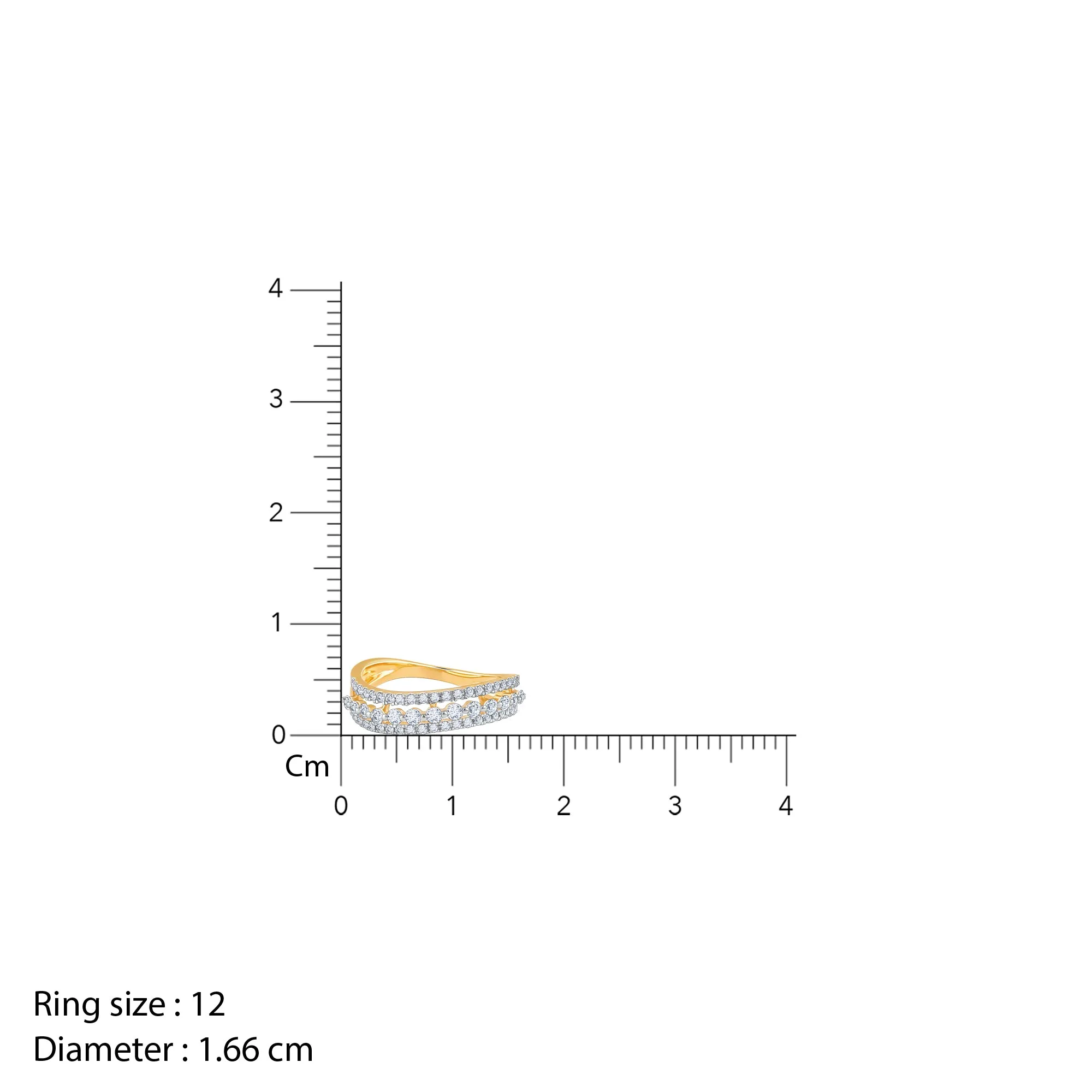 Gold Radiant Unity Diamond Ring