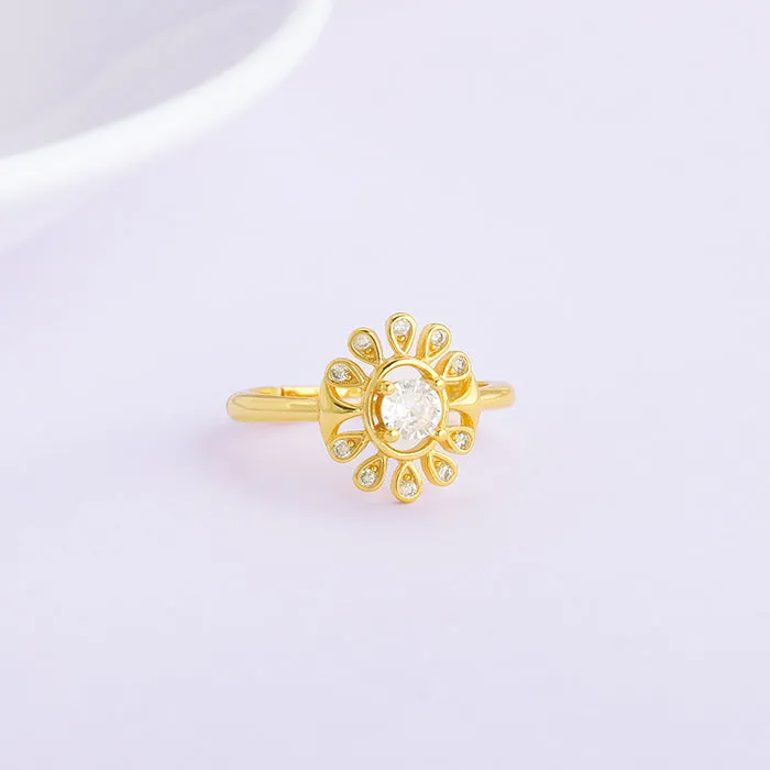 Golden Buttercup Ring