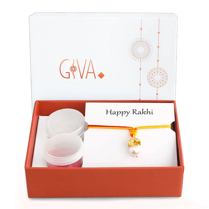 Golden Lifelong Promise Lumba Rakhi