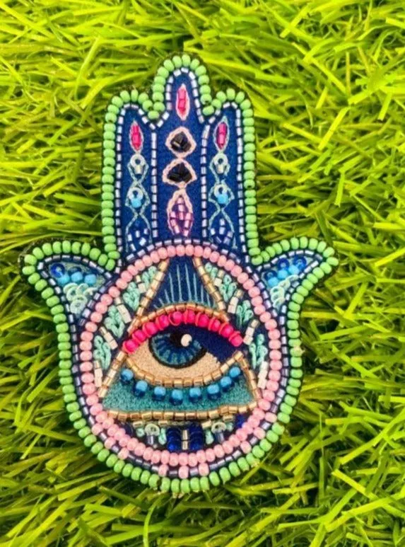 Hamsa Brooch