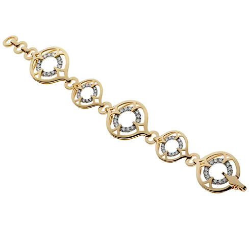 Hearts On Fire Copley Link Bracelet
