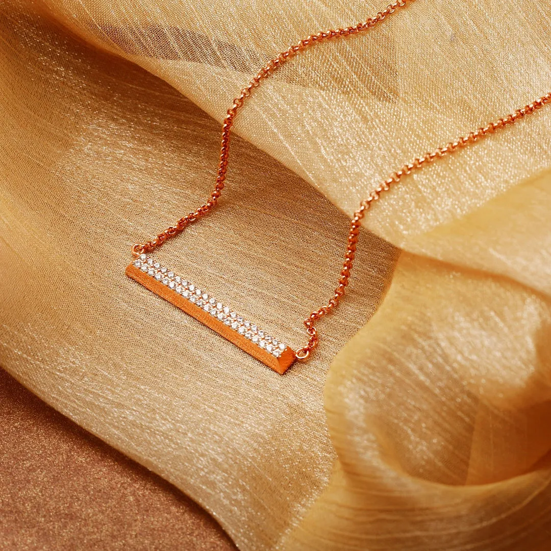 Horizontal Bar Necklace Galaxy Collection by Parastoo Behzad