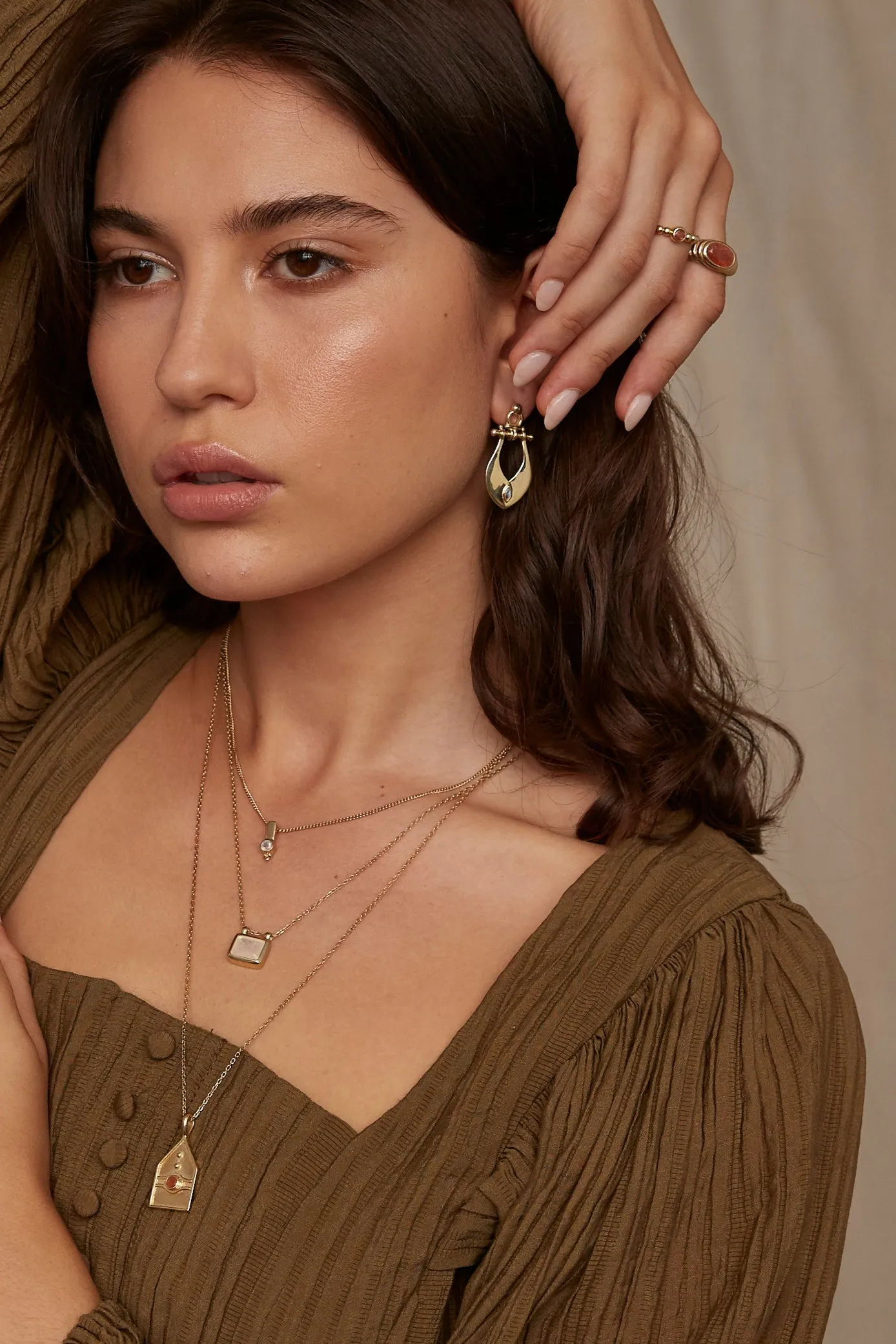 Iris Sunstone Gold Ring