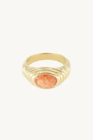 Iris Sunstone Gold Ring
