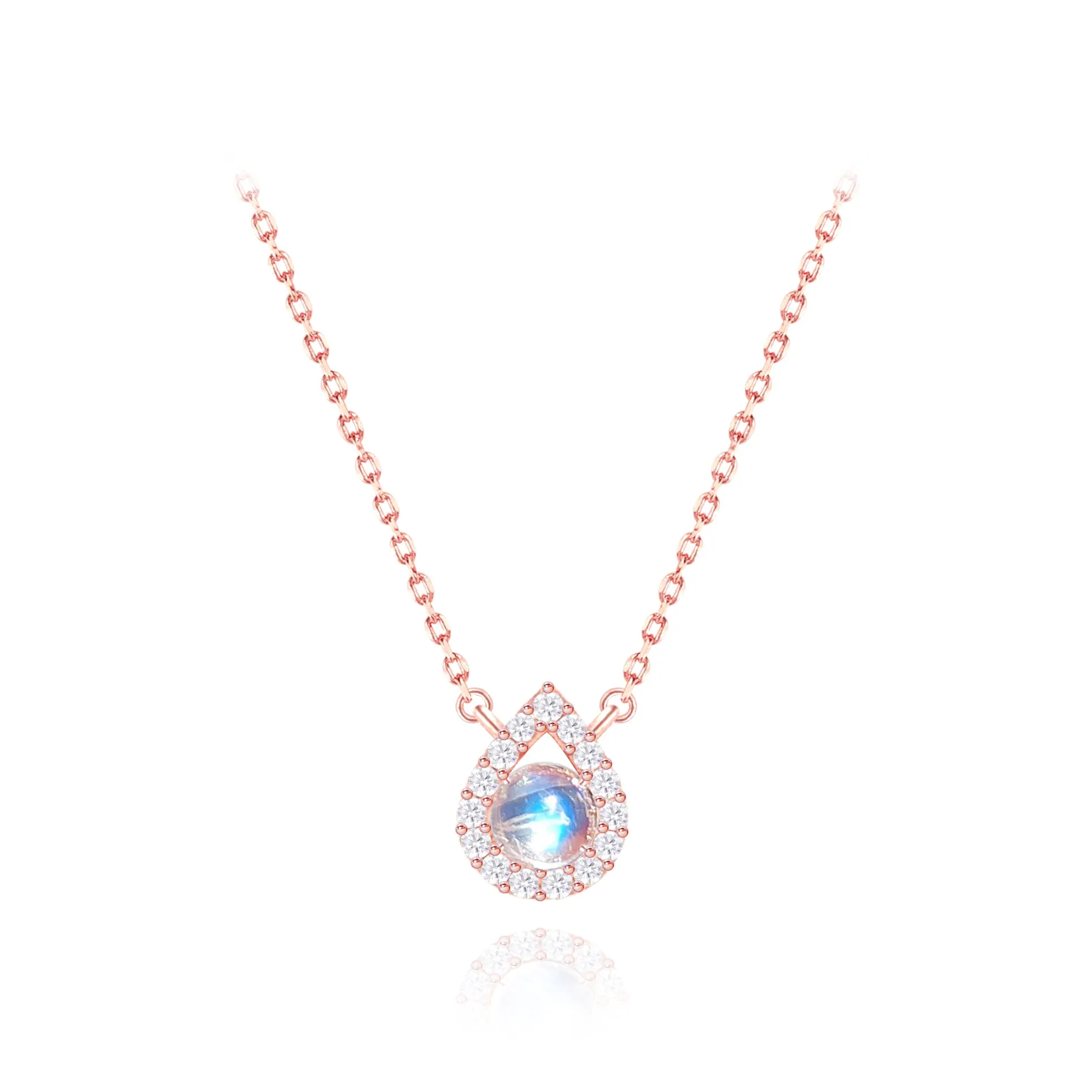 [IU,(G)I-DLE ]MOONSTONE TEARS Necklace