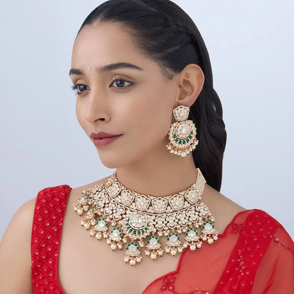 Kundan Necklace 167023