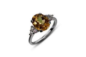 LEMON LIGHT-HEART RING