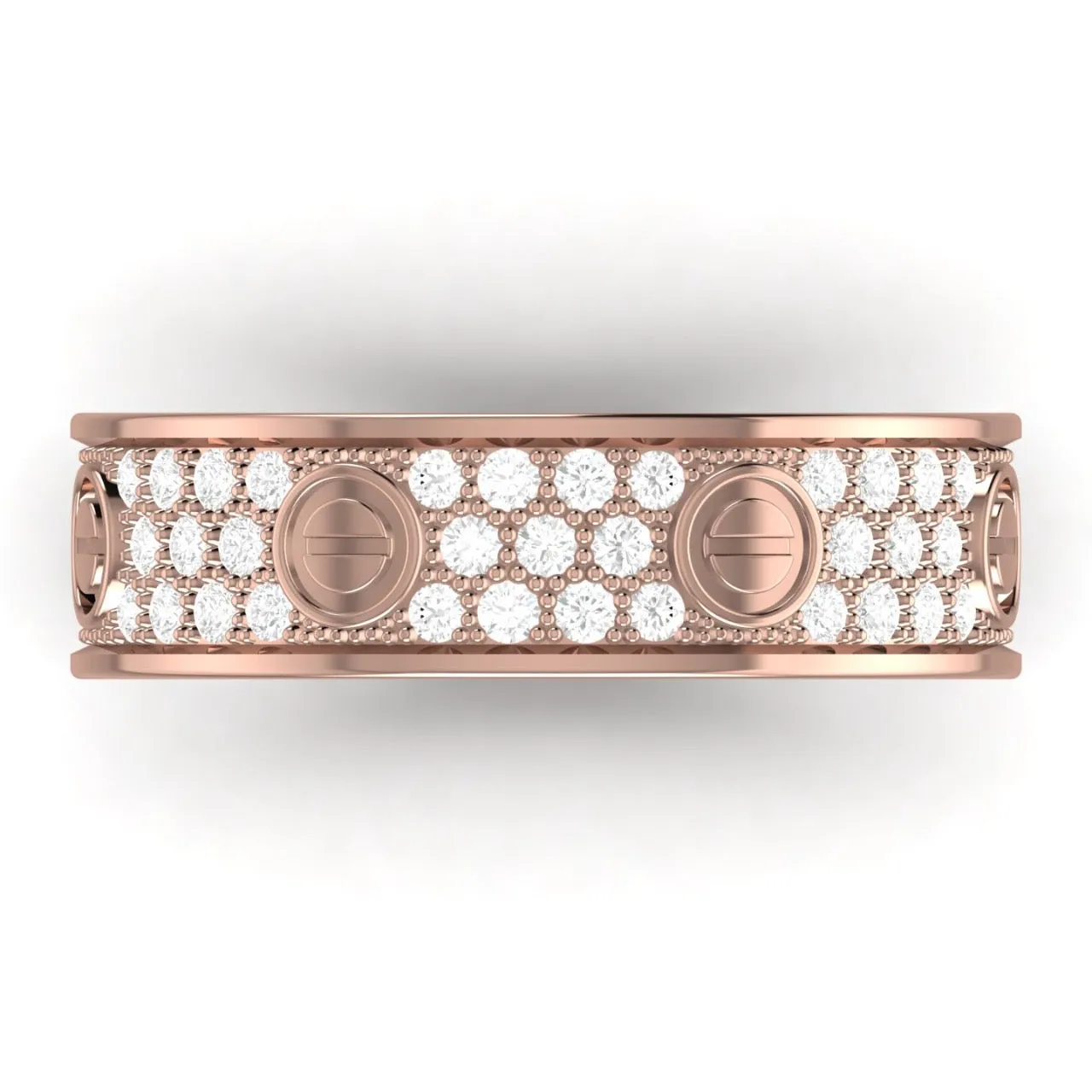Love Inspired 6mm Natural Diamond Band in 18K Gold