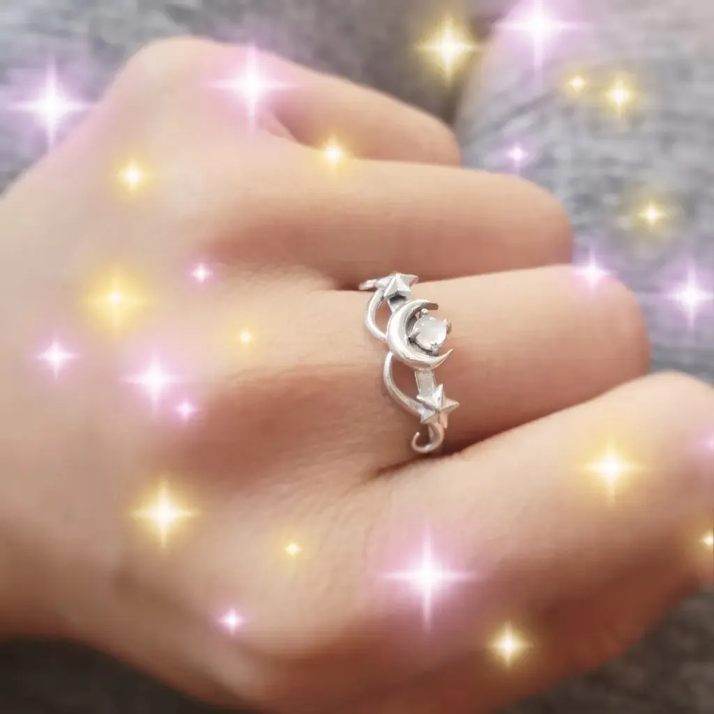 Luna Ring Silver