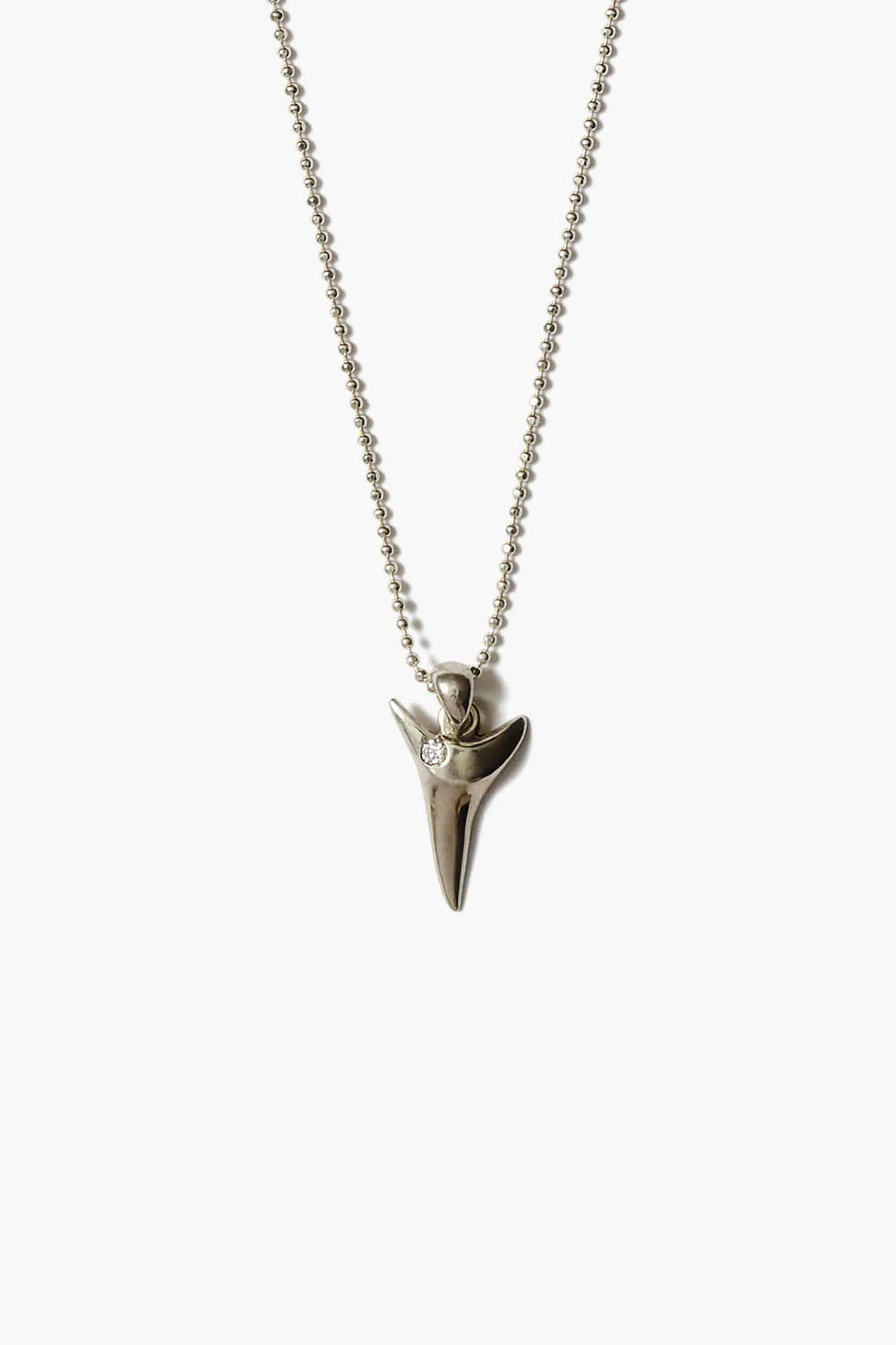 Mako Diamond Necklace Silver