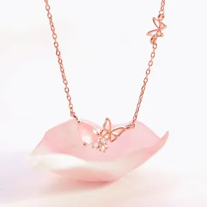 MUSE Necklace (rose quartz)