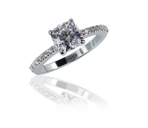 NOVA CUSHION MOISSANITE RING