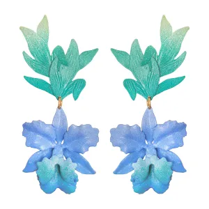 Oceanne Orchid Earrings