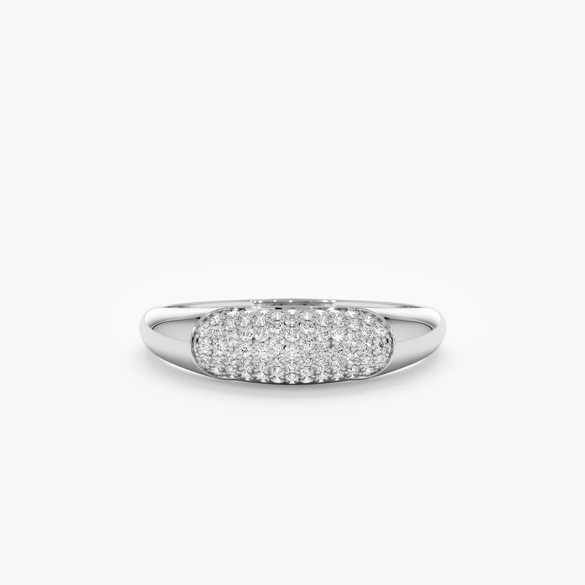 Pave Diamond Dome Ring, Amira