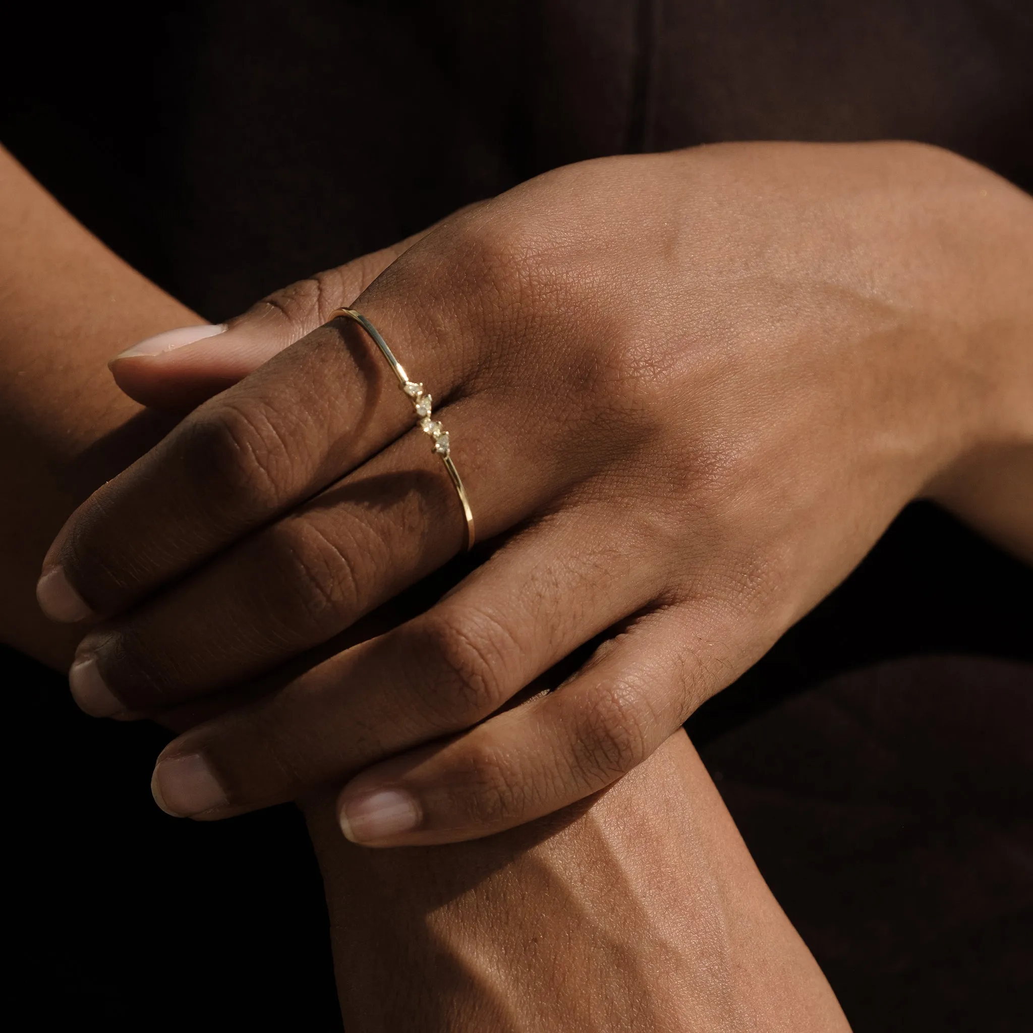 Petite Cluster Linear Double Ring