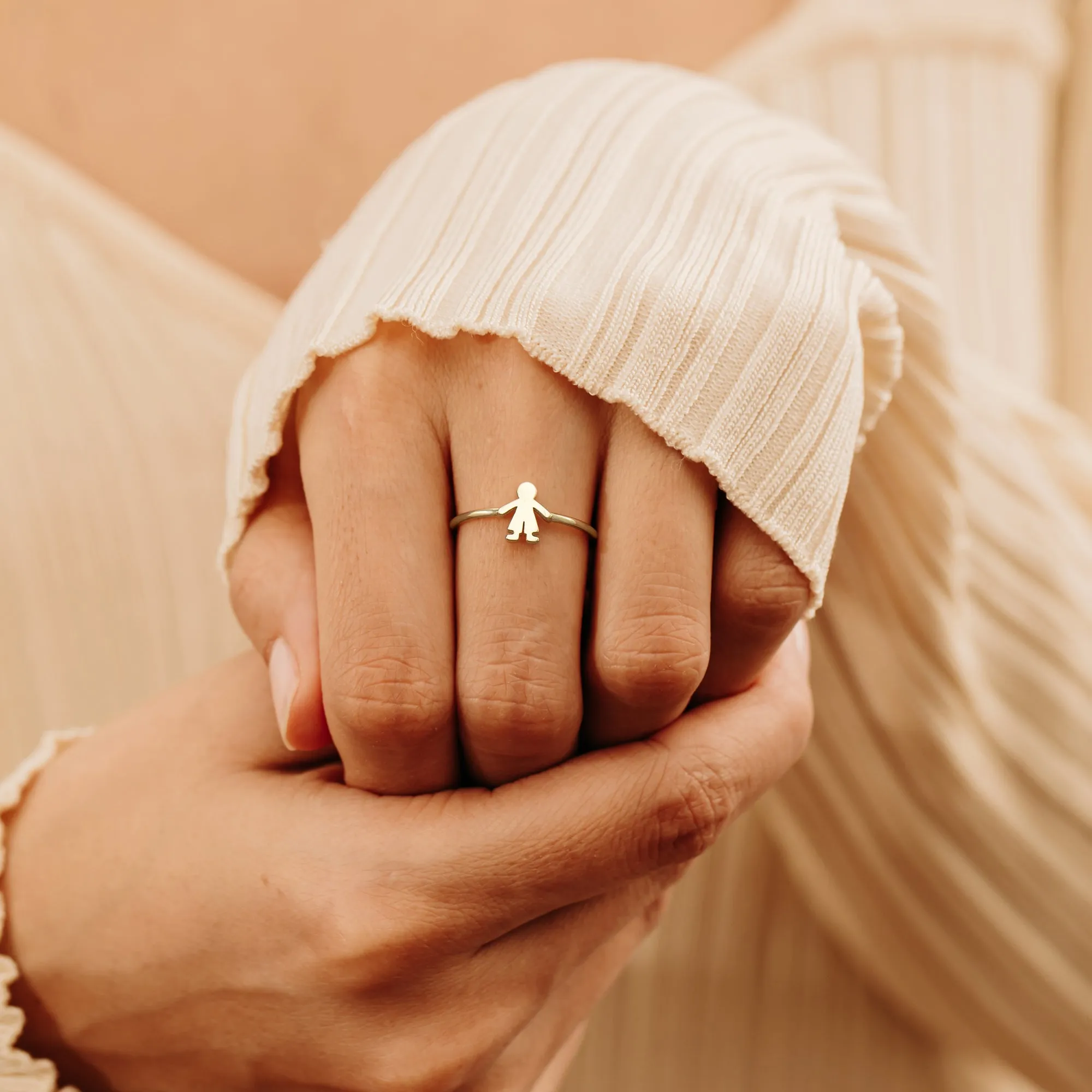 Plain Gold Baby Boy Ring, Gretal