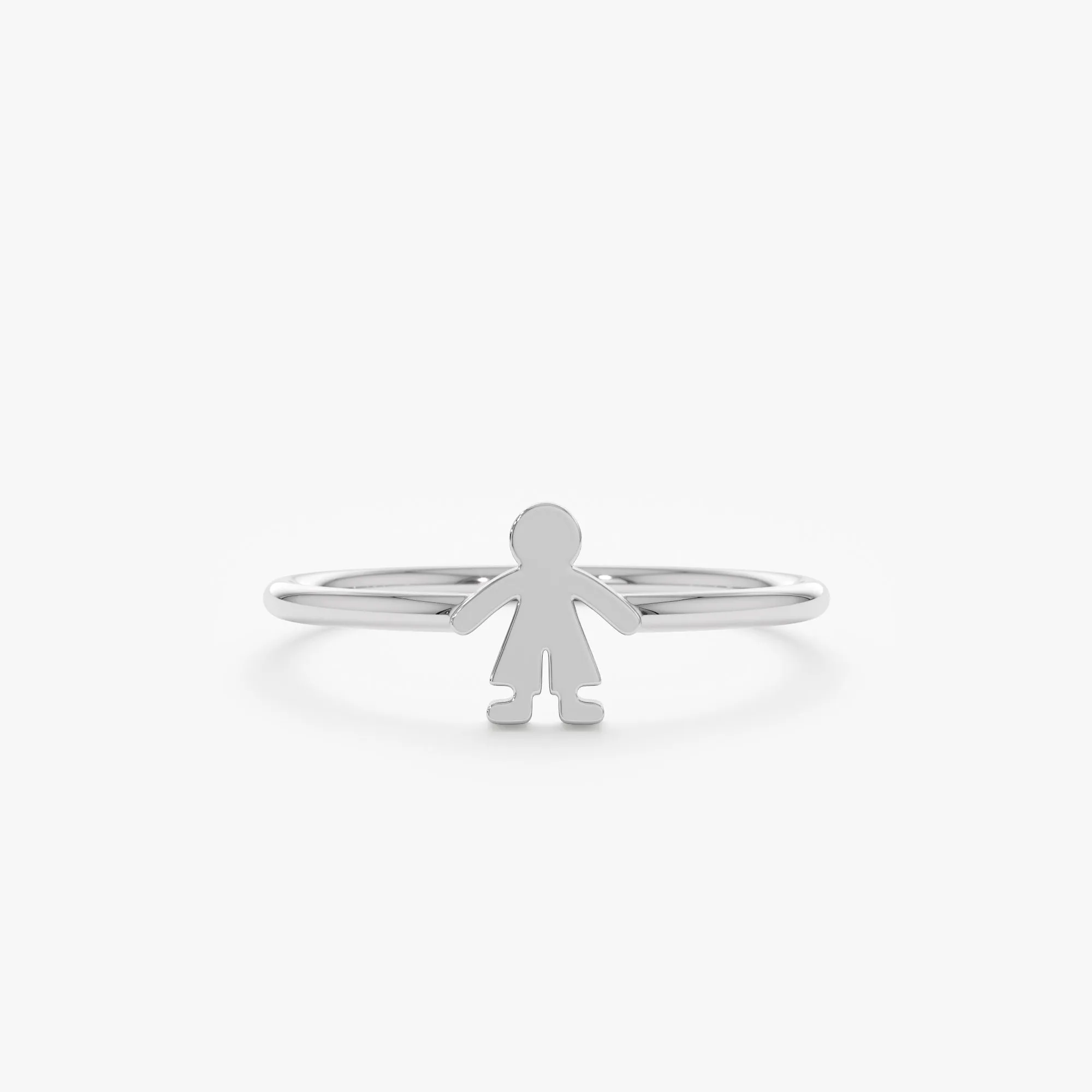 Plain Gold Baby Boy Ring, Gretal