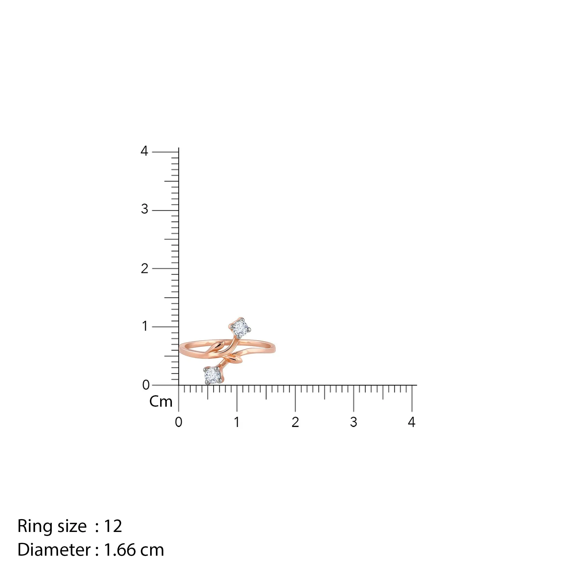 Rose Gold Anthos Diamond Ring