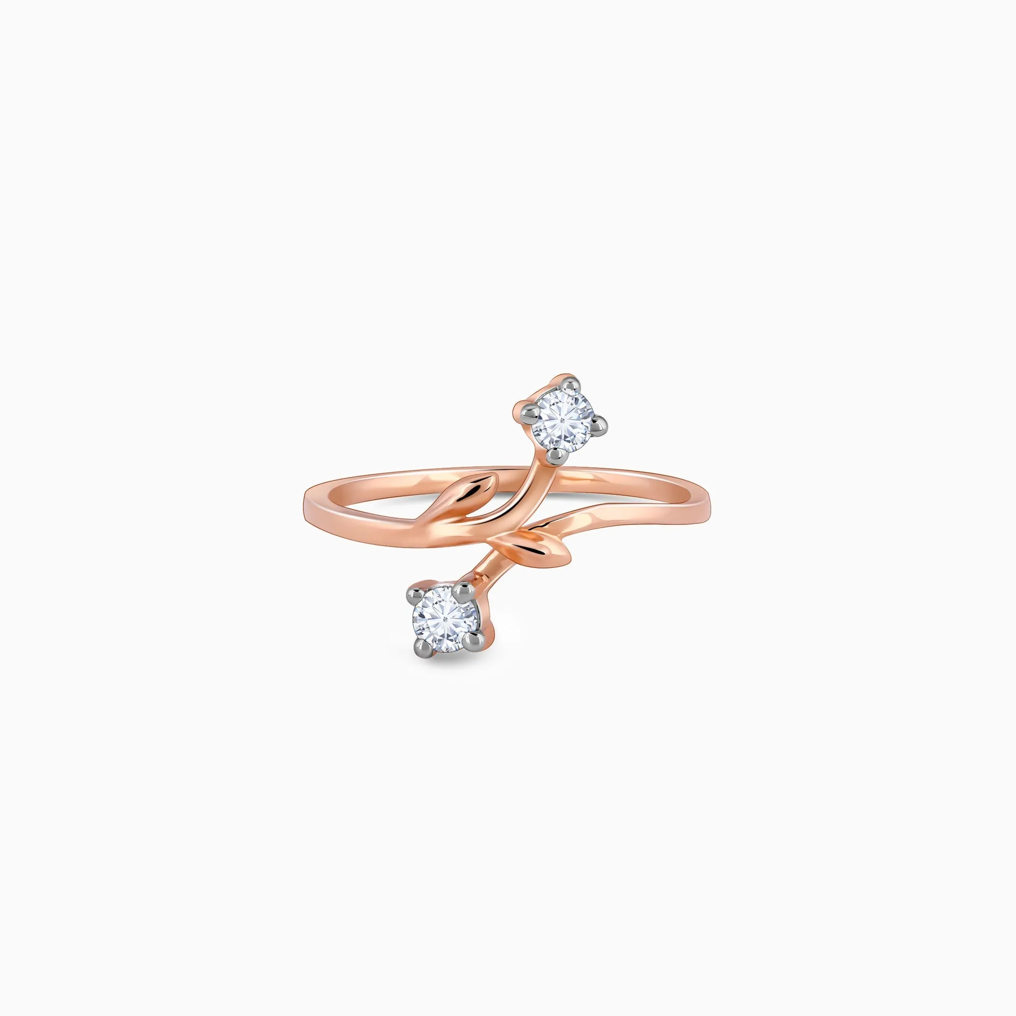 Rose Gold Anthos Diamond Ring
