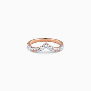 Rose Gold Vanki Love Diamond Ring