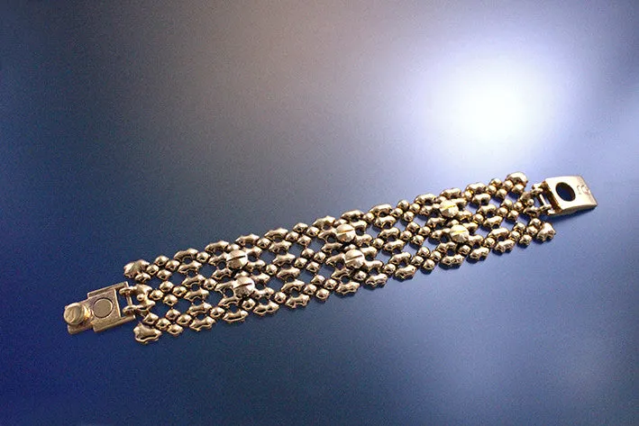 SG Liquid Metal TB42 AG ?C Antique Gold Finish ?C Bracelet by Sergio Gutierrez
