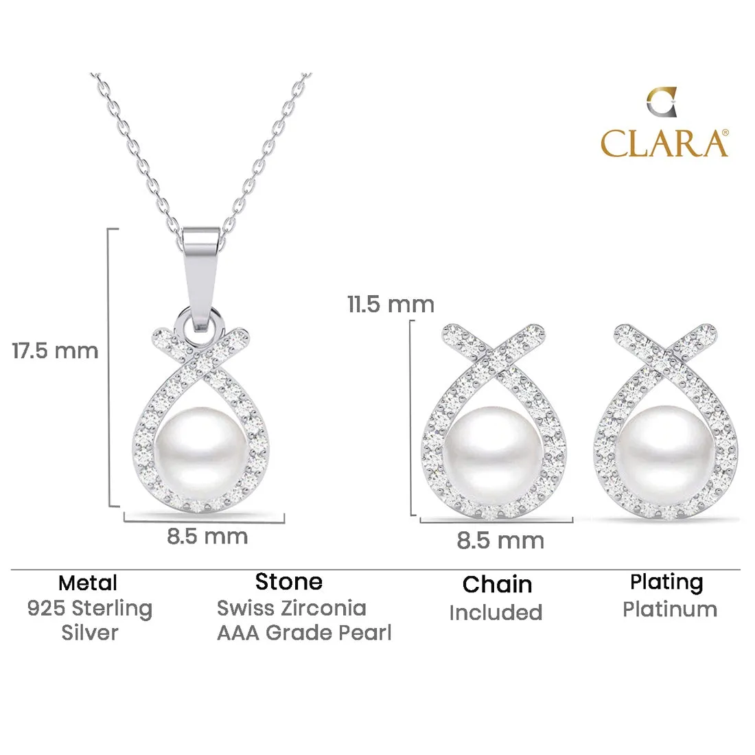 Silver Asal Freshwater Pearl Jewellery Set