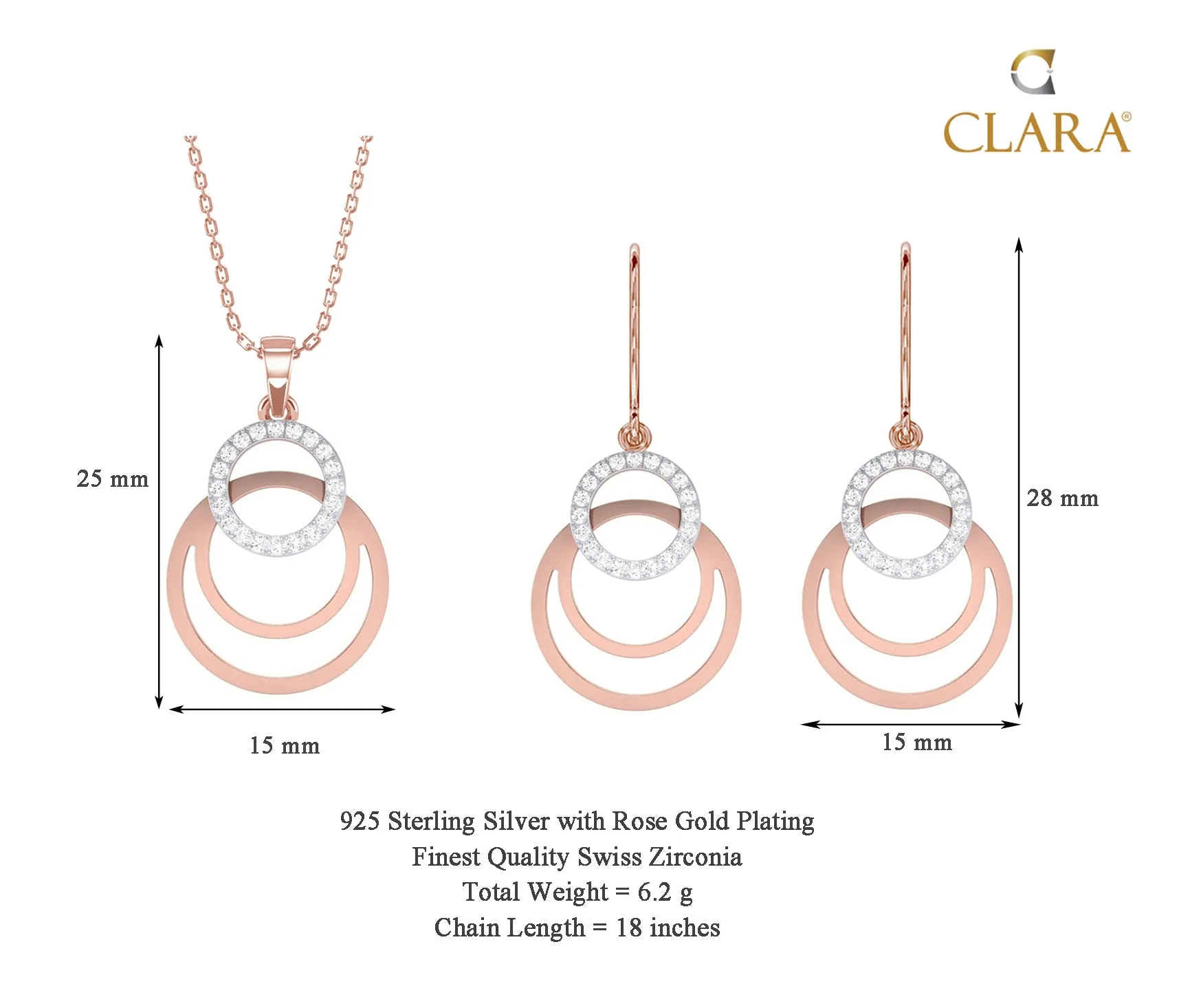 Silver Irina Jewellery Set