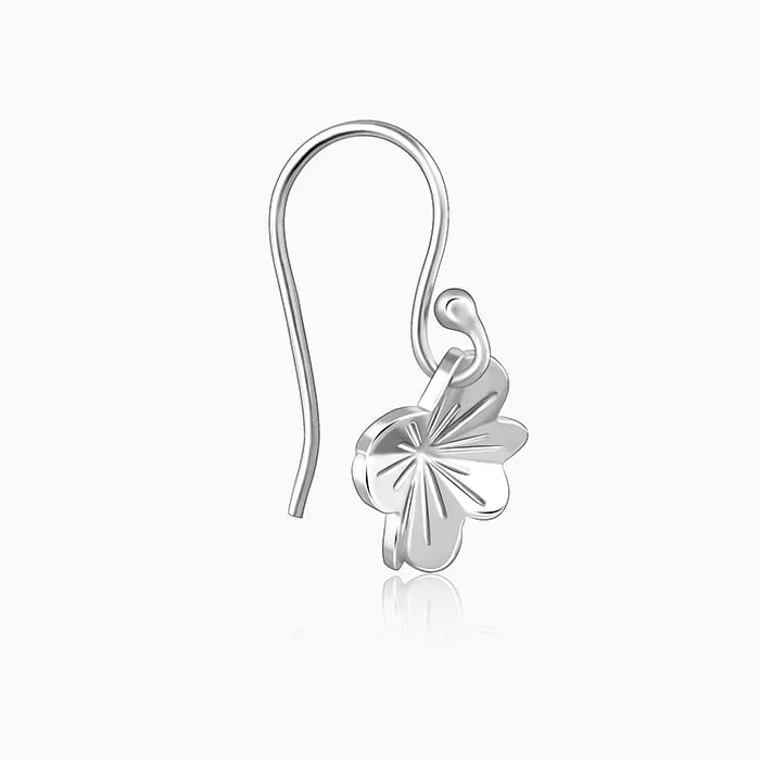 Silver Petals Earring