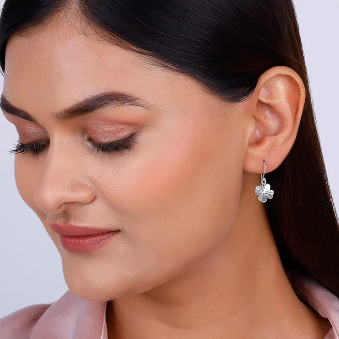 Silver Petals Earring