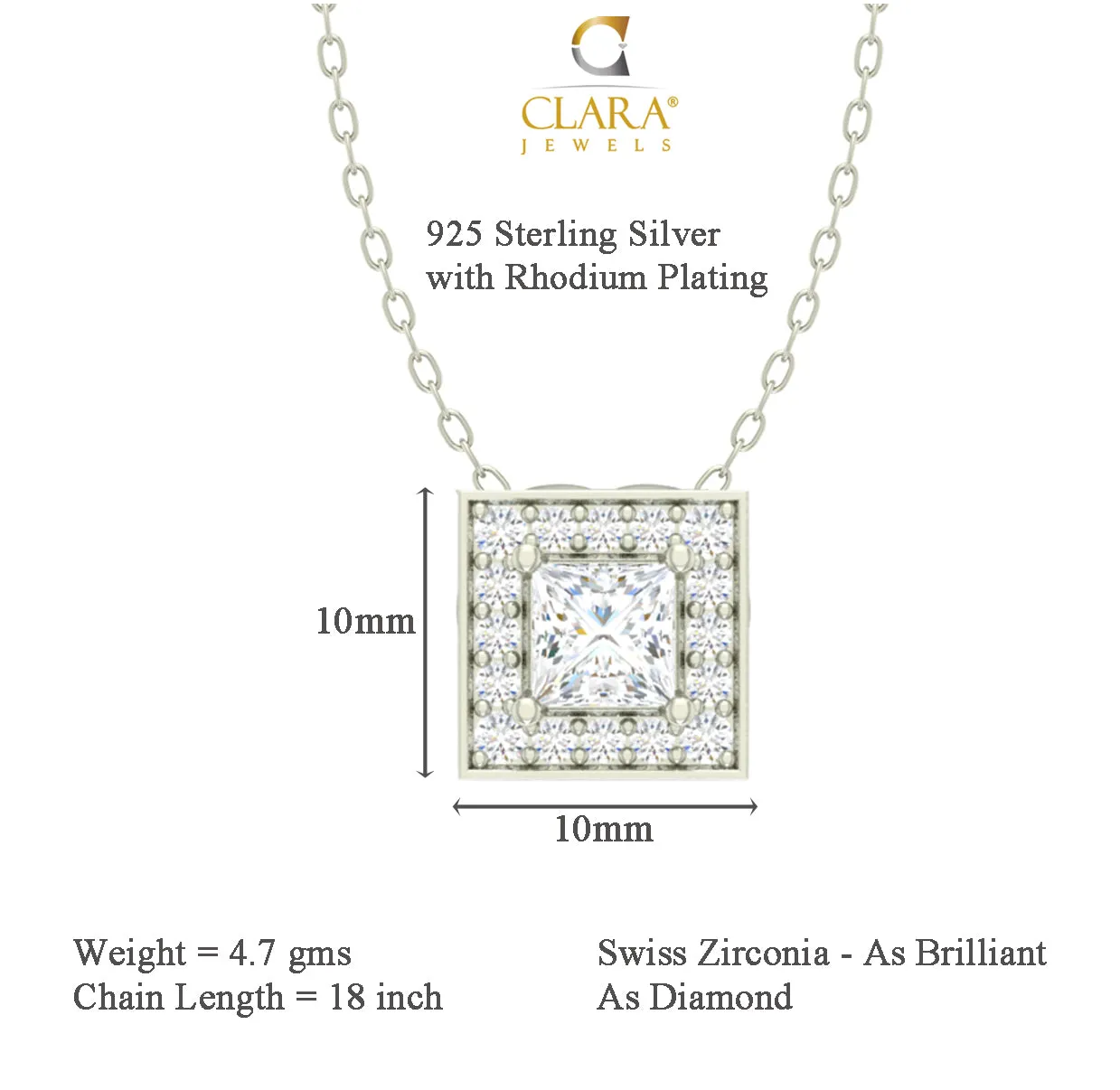 Silver Princess Jewellery Set