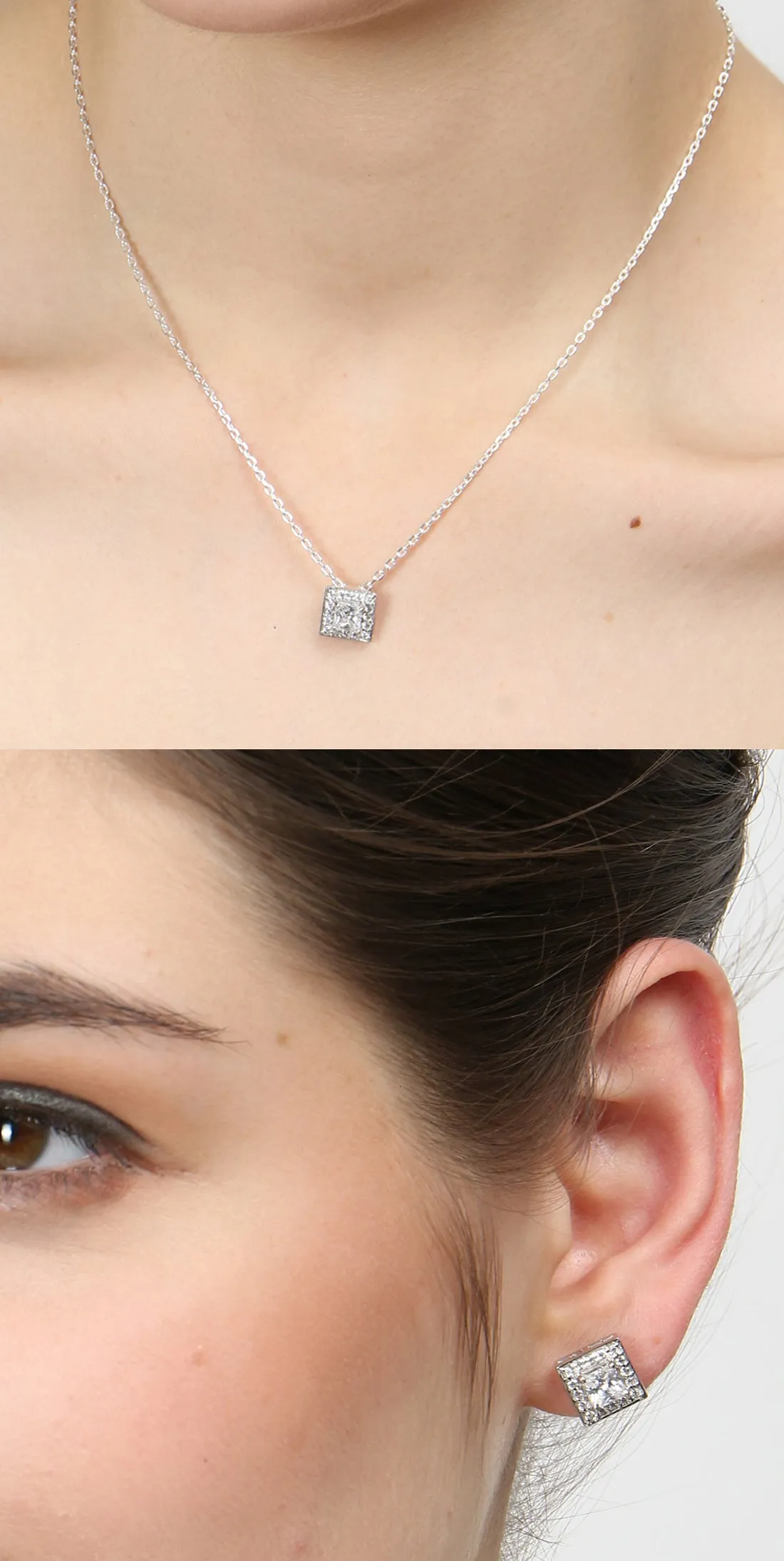 Silver Princess Jewellery Set