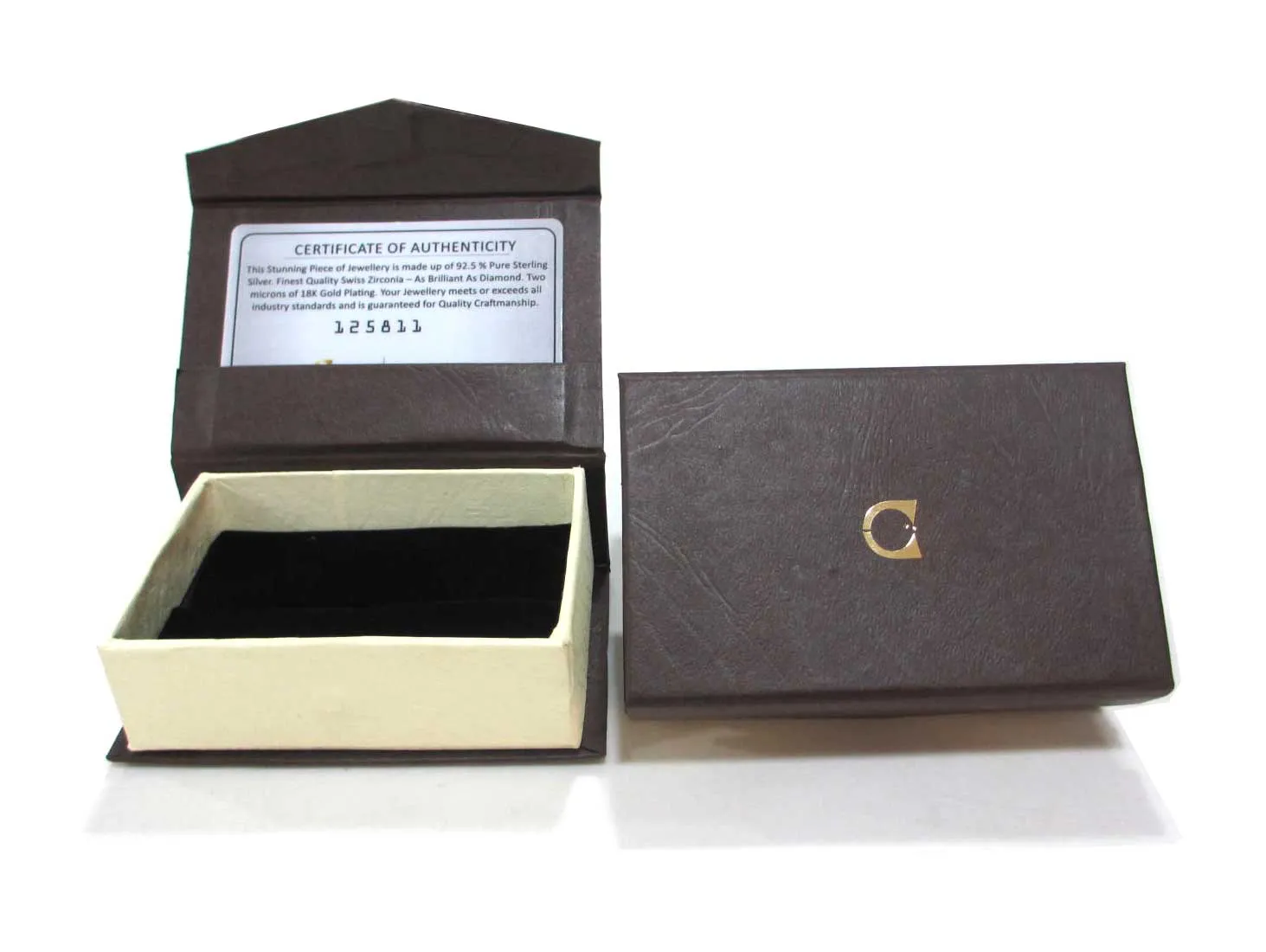 Silver Round Brilliant Solitaire Jewellery Set