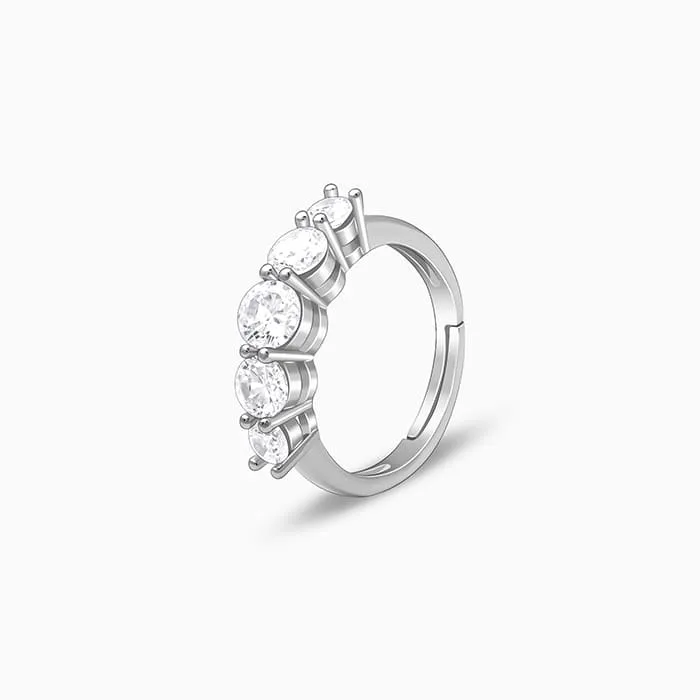 Silver Stunner Shine Ring