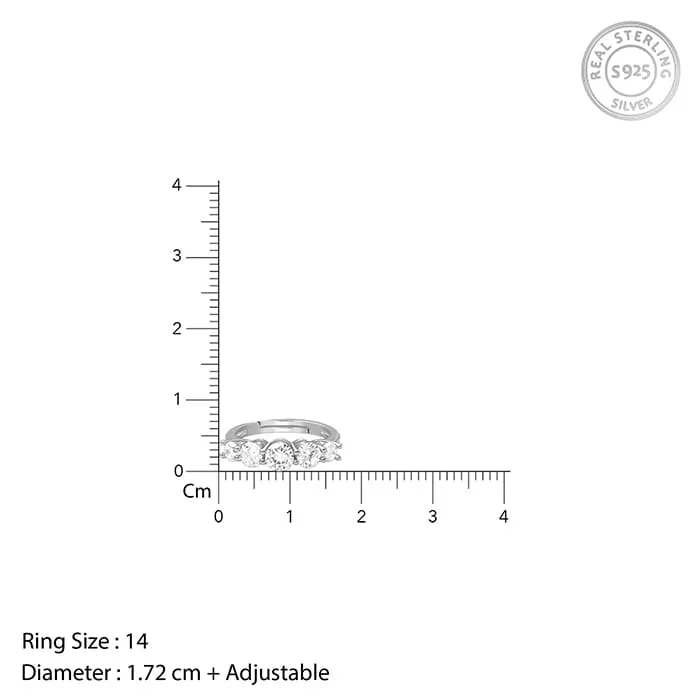 Silver Stunner Shine Ring