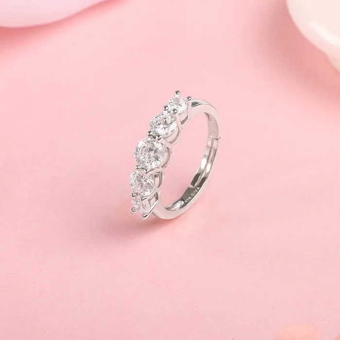 Silver Stunner Shine Ring