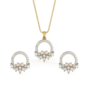 Silver Tica Jewellery Set