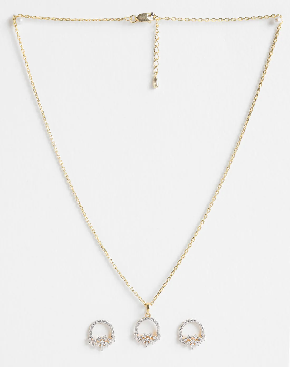 Silver Tica Jewellery Set