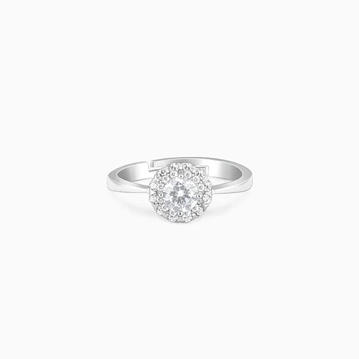 Silver Zircon Epic Glory Ring