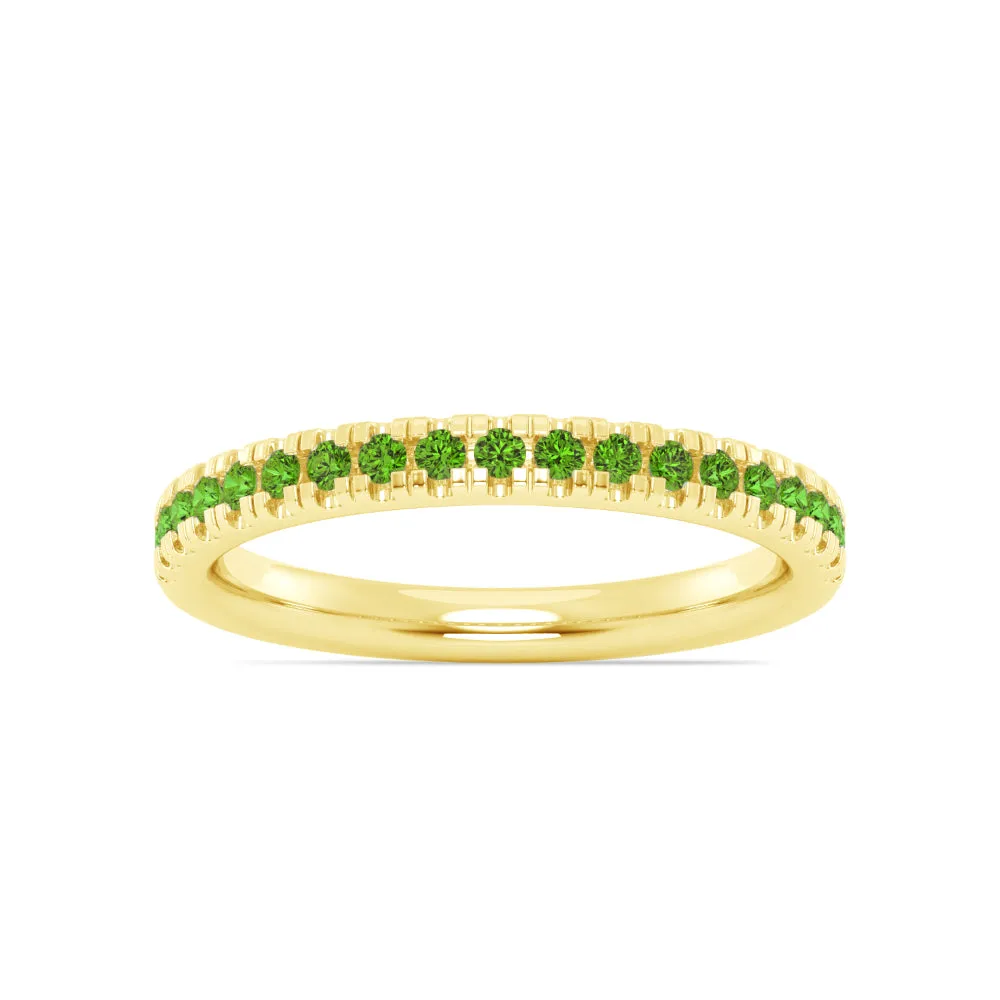 Smyth Jewelers Stackable Pav Peridot Ring